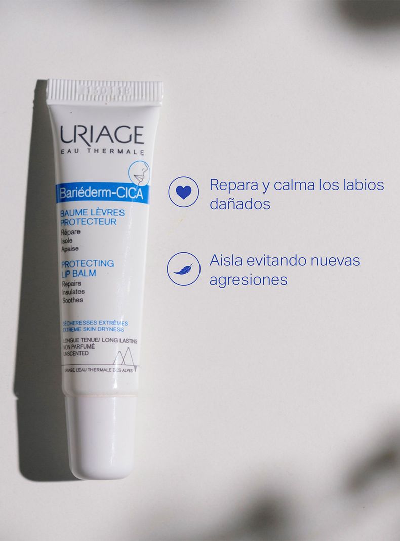 Bálsamo Labial Bariéderm-CICA Uriage Labios Reparador 15 ml-1