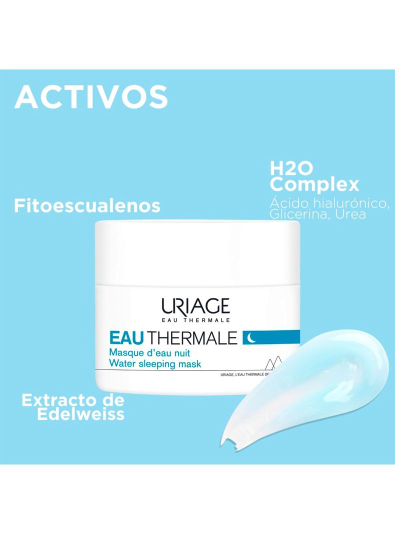 Máscara de Agua de Noche Eau Thermale 50ml de Uriage-2