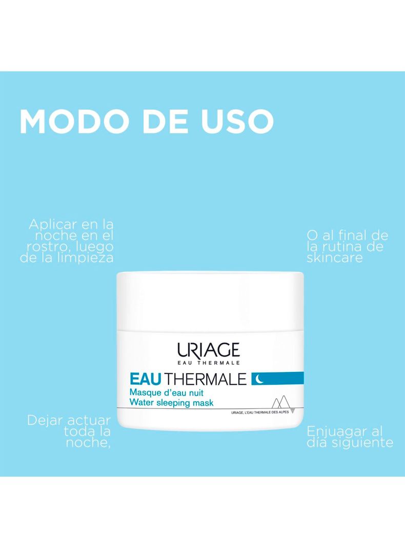 Máscara de Agua de Noche Eau Thermale 50ml de Uriage-4