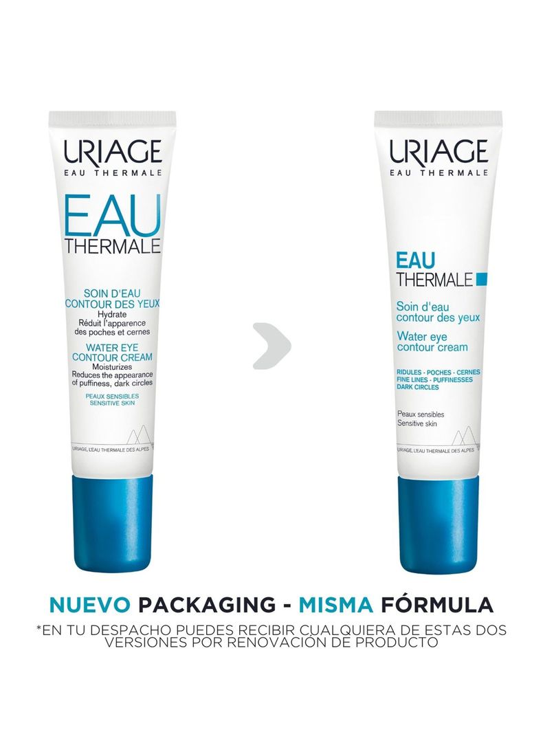 Contorno de Ojos de Agua Eau Thermale 15ml de Uriage-1