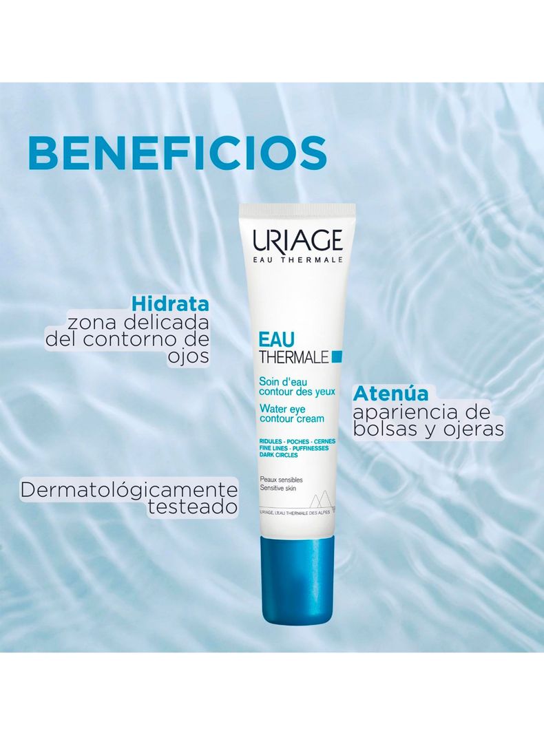 Contorno de Ojos de Agua Eau Thermale 15ml de Uriage-2