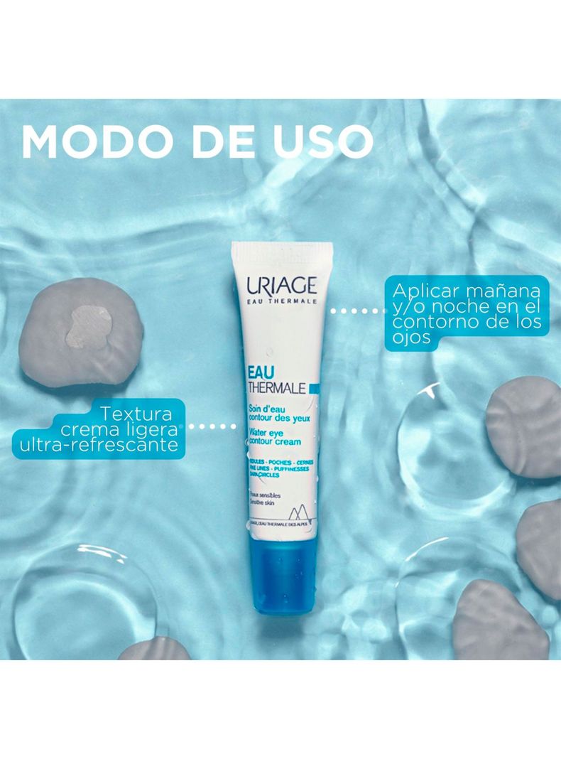 Contorno de Ojos de Agua Eau Thermale 15ml de Uriage-4