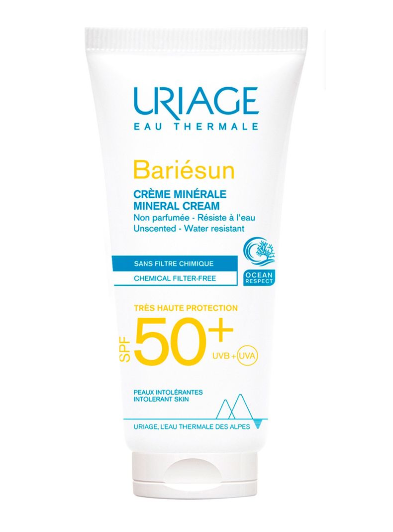 Protector Solar Bariésun Crema Mineral SPF50+ 100ml Uriage