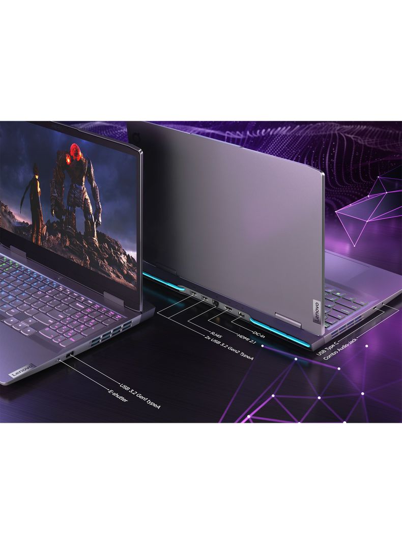 Notebook Gamer LOQ Intel Core i5-12450H NVIDIA RTX4060 8GB 8GB RAM 512GB SSD 15.6" FHD-8
