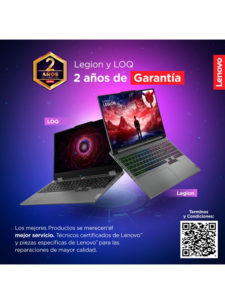 Notebook Gamer LOQ Intel Core i5-12450H NVIDIA RTX4060 8GB 8GB RAM 512GB SSD 15.6" FHD-9