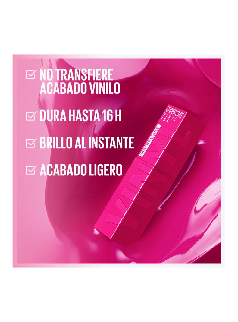 Labial Super Stay Vinyl Ink Pink Mush up Edgy 4.2 ml-4