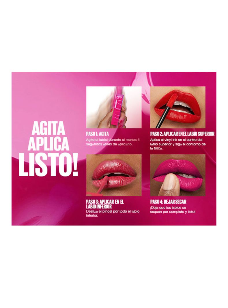 Labial Super Stay Vinyl Ink Pink Mashup Upbeat 4.2 ml-5