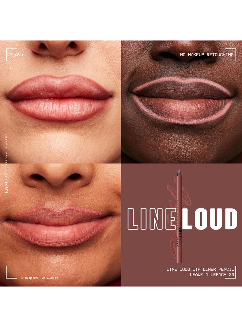 Lapiz Delineador de Labios NYX Professional Makeup Line Loud Lip Liner Leave A Legacy 1.2 g-2