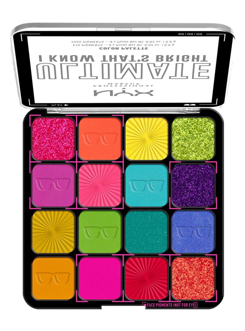 Paleta de Sombras NYX Professional Makeup Ultimate Shadow Palette I Know Thats Bright-0