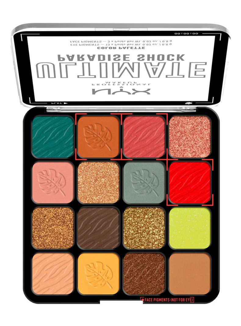 Paleta de Sombras NYX Professional Makeup Ultimate Shadow Palette Paradise Shock-0