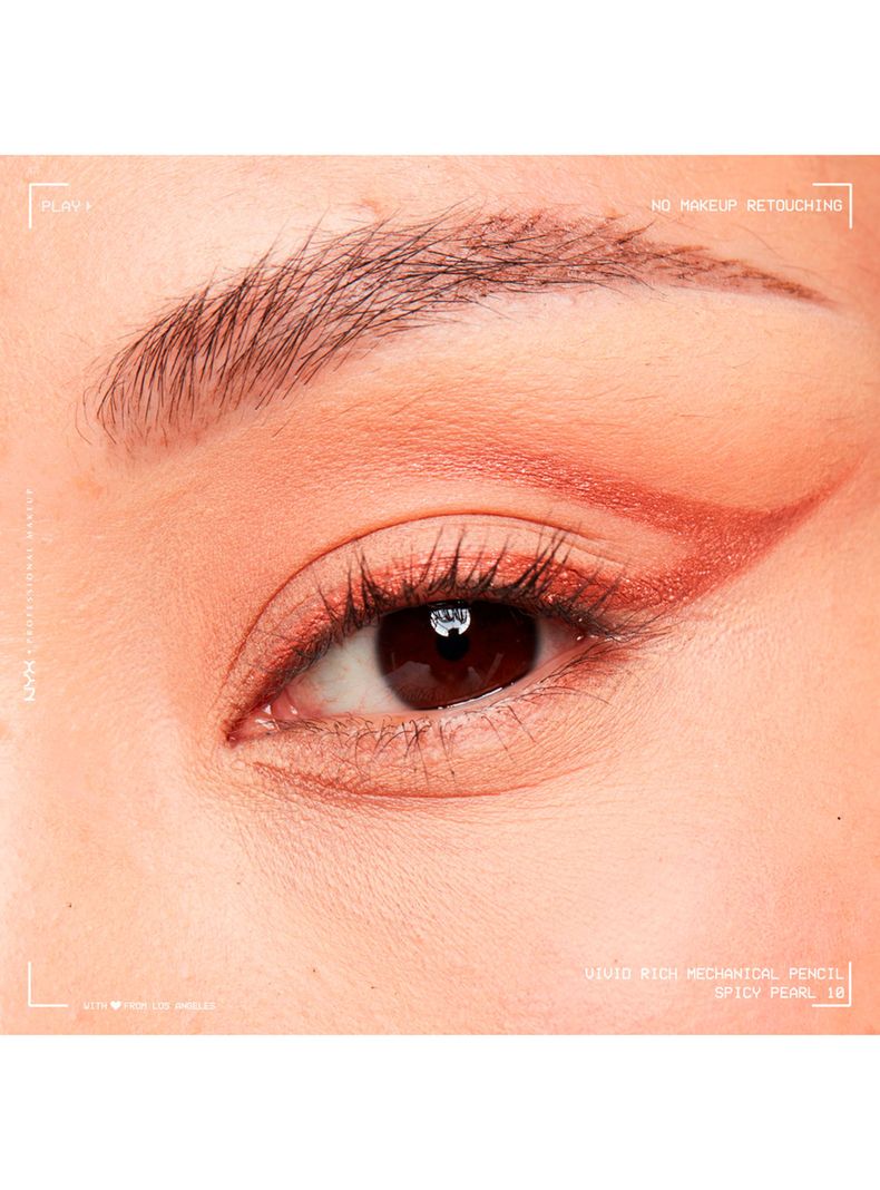 Delineador de Ojos NYX PMU Vivid Rich Mechanical Pencil Spicy Pearl 0.28g-3