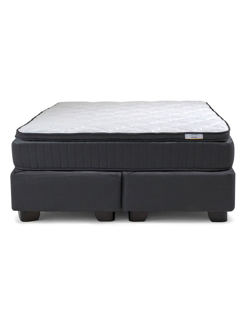 Cama Americana Hybrida 2 Plazas Base Dividida 150 x 190 cm-1