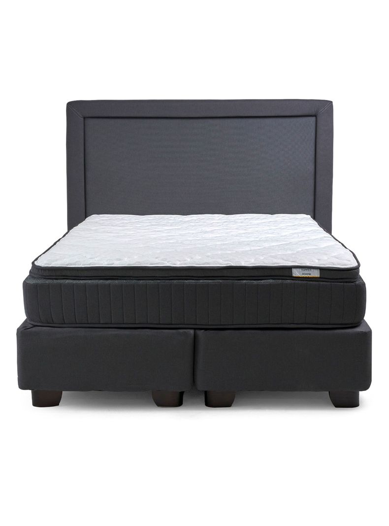 Cama Americana Hybrida 2 Plazas + Respaldo-1