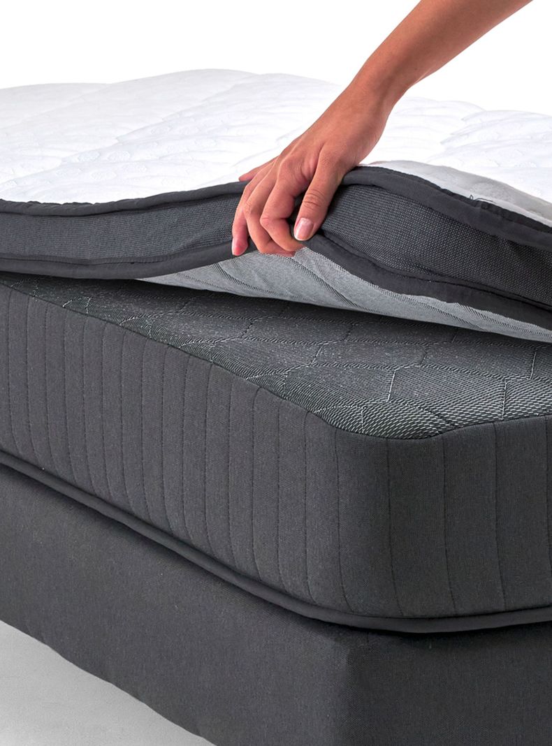 Cama Europea Hybrida Base Normal 1.5 Plazas Plus-2