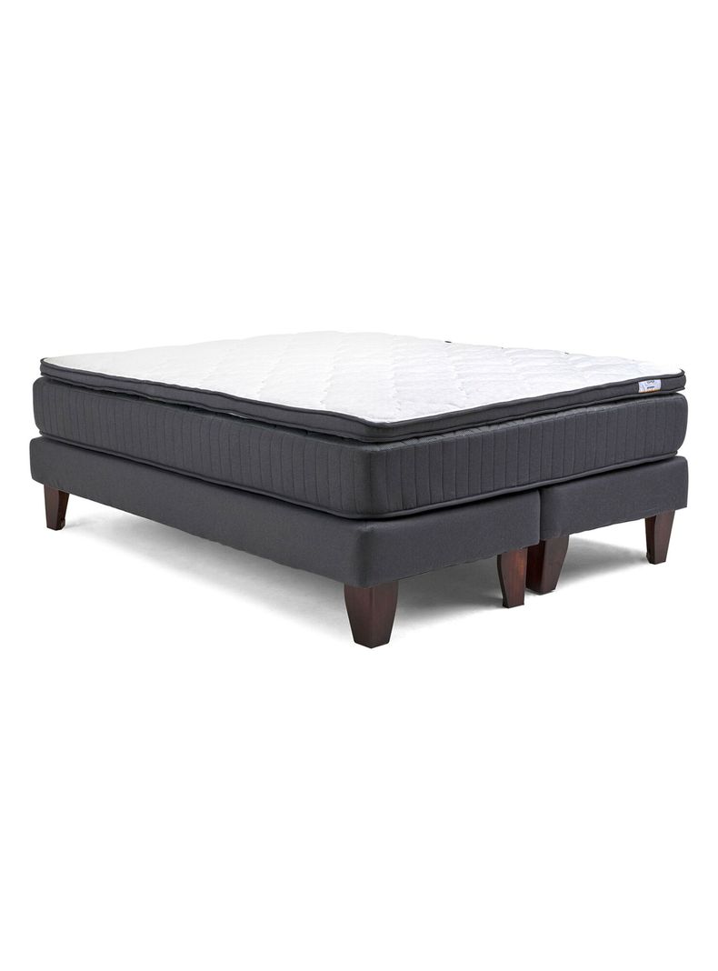 Cama Europea Hybrida Base Dividida 2 Plazas Plus-0