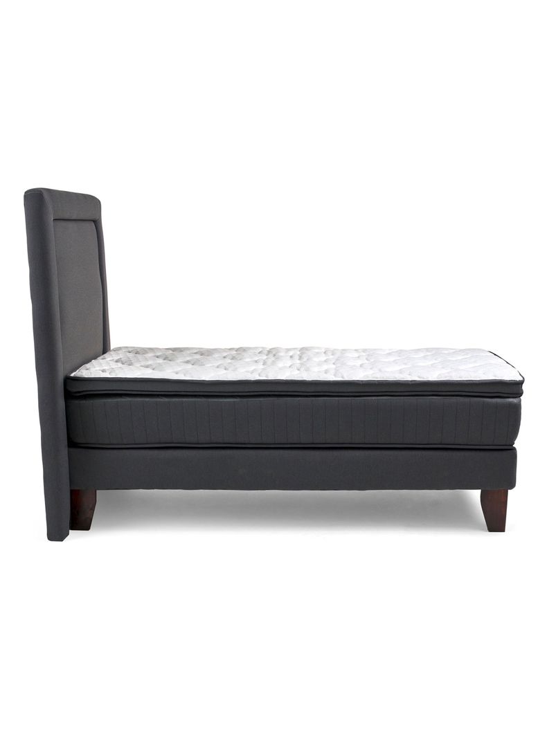 Cama Europea Hybrida Base Dividida Queen + Respaldo-2