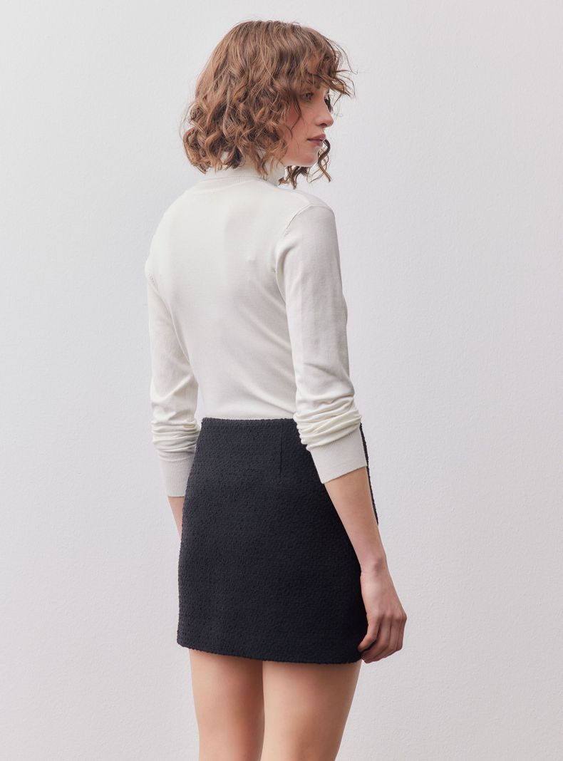 Falda Mini Textura Tweed-1