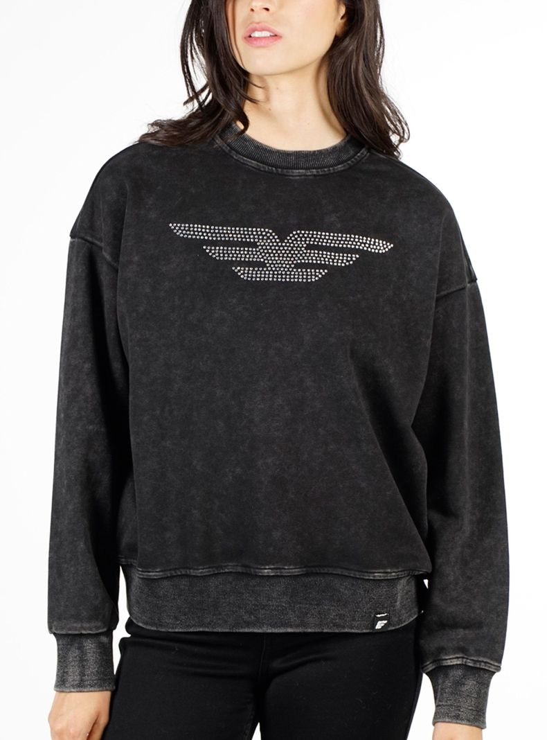 Polerón Crew Neck Heavy Terry Pigment Dye