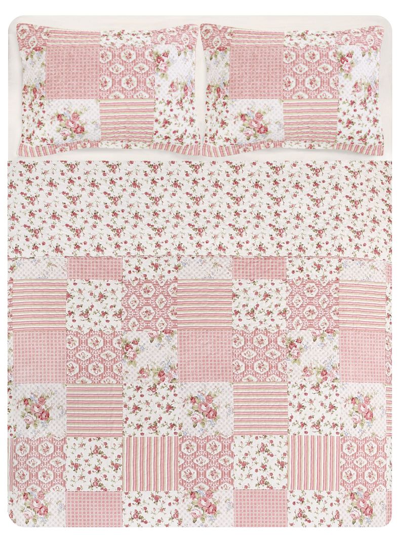 Quilt King Romántico Estampado-3