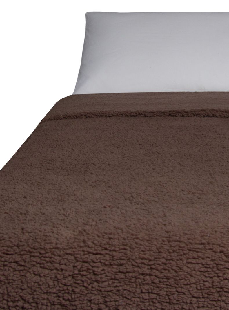 Frazada Sherpa 1.5 Plazas Blanket Cordero-2