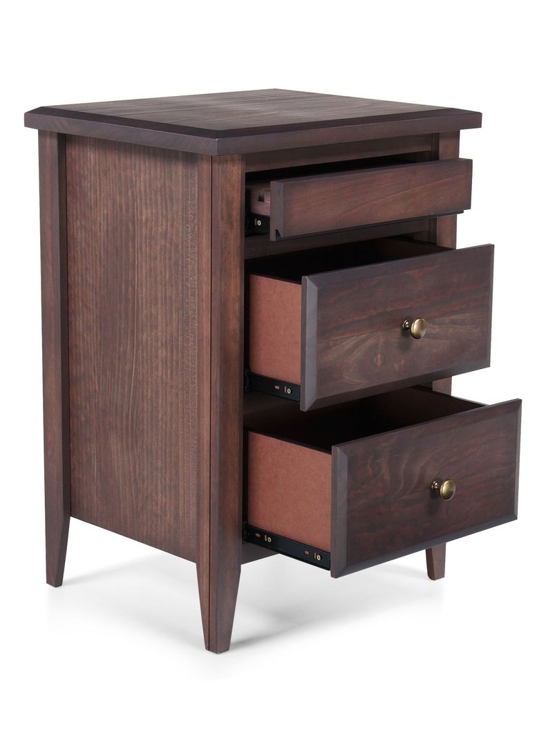 Set Muebles Respaldo King + Velador Brera Marrón-4