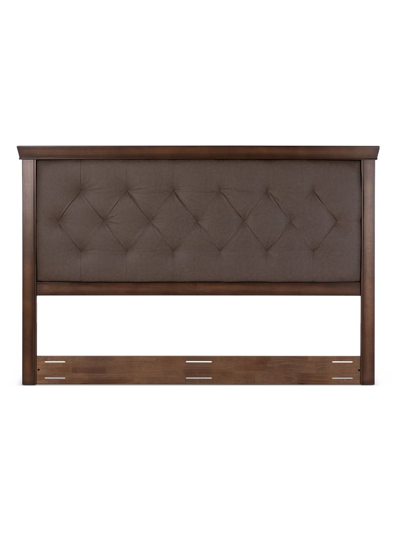 Set Muebles Respaldo King + Velador Brera Marrón-1
