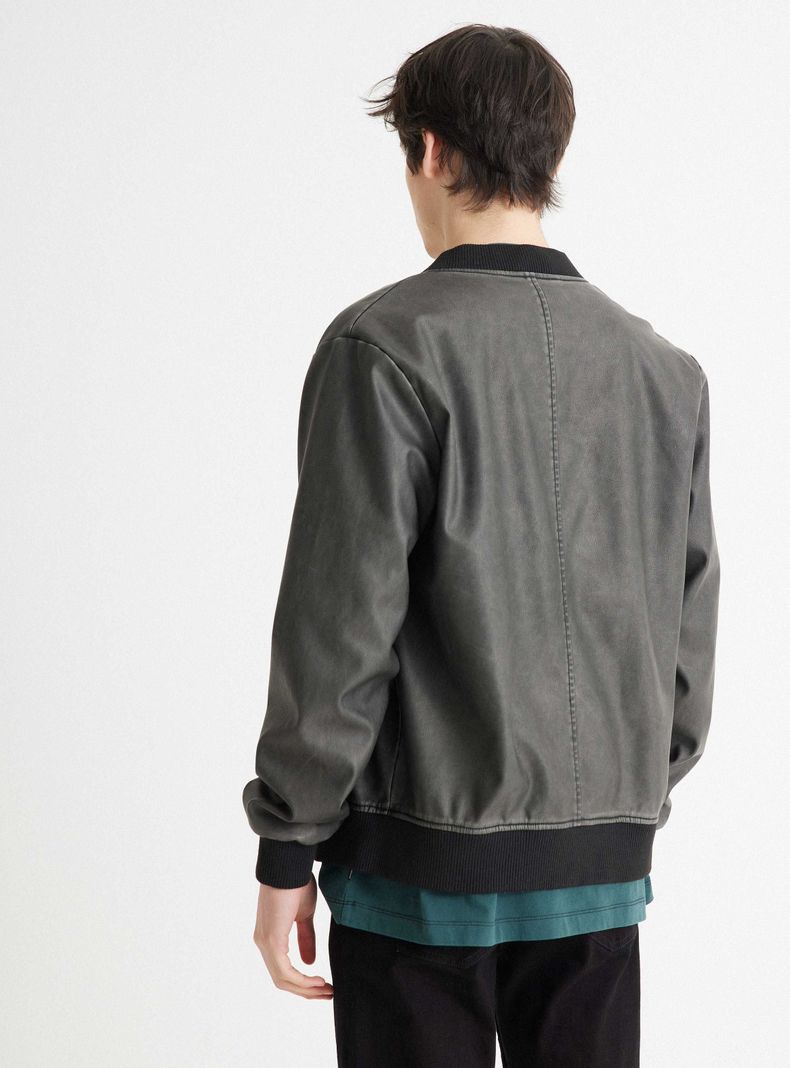 Chaqueta Bomber Detalle Cuello-1