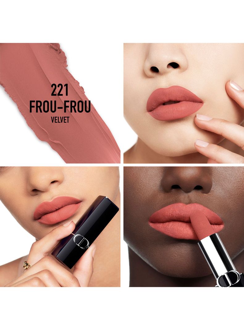 Dior Rouge Barra de Labios Tono 221 Frou-Frou 3.50 g-2
