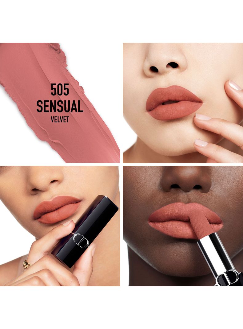 Rouge Dior Barra de Labios de Larga Duración 050 Sensual Tercio Apelado-4