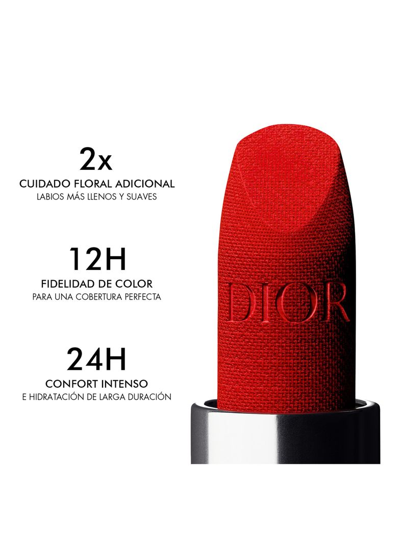 Dior Rouge Barra de Labios Tono 772 Classic Rosewood 3.50 g-4
