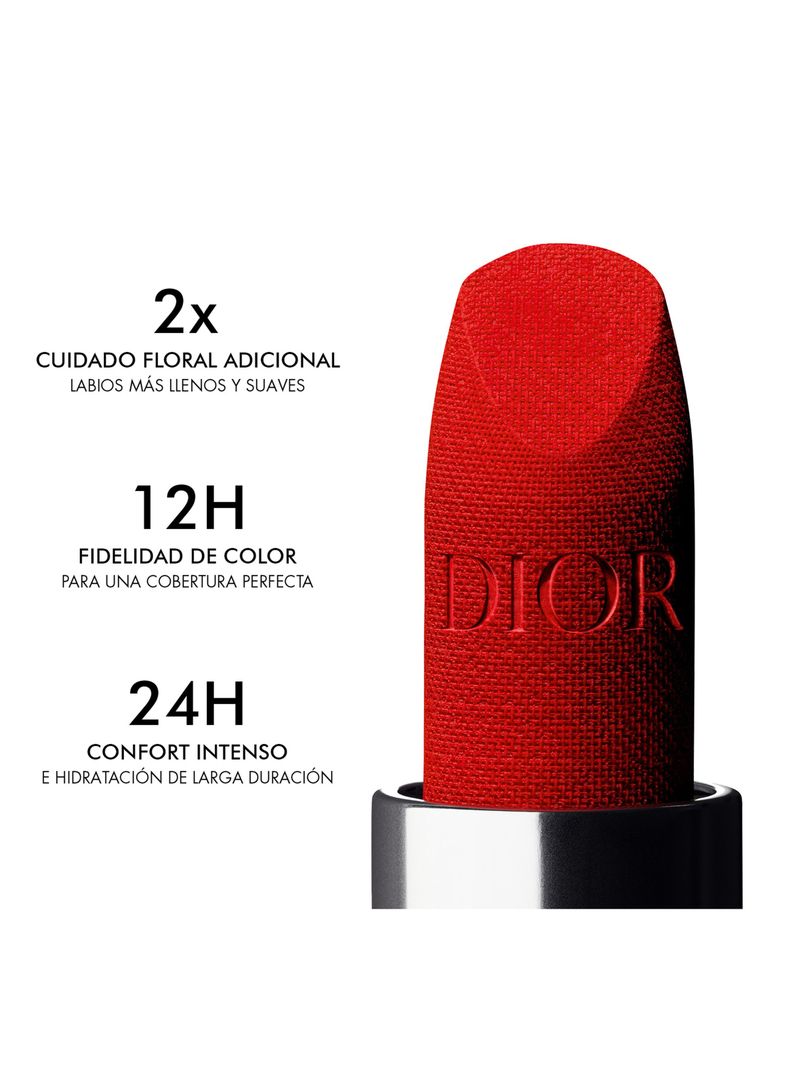 Dior Rouge Barra de Labios Tono 999 3.50 g-4