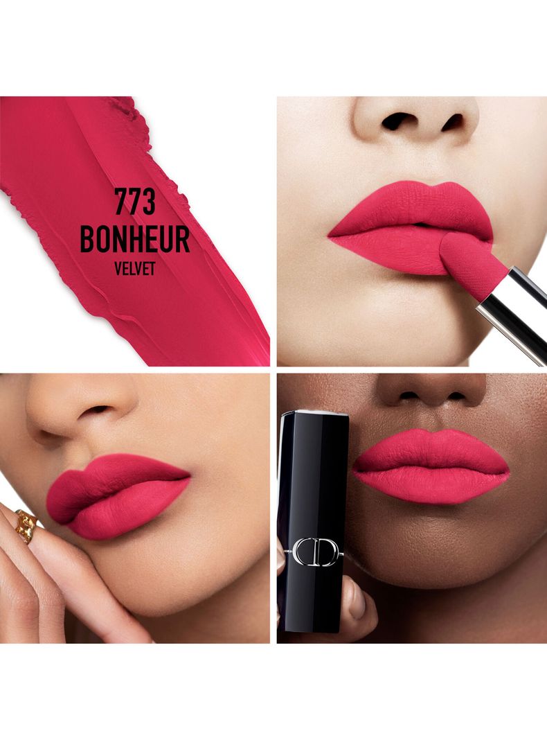 Dior Rouge Barra de Labios Tono 773 Bonheur 3.50 g-3