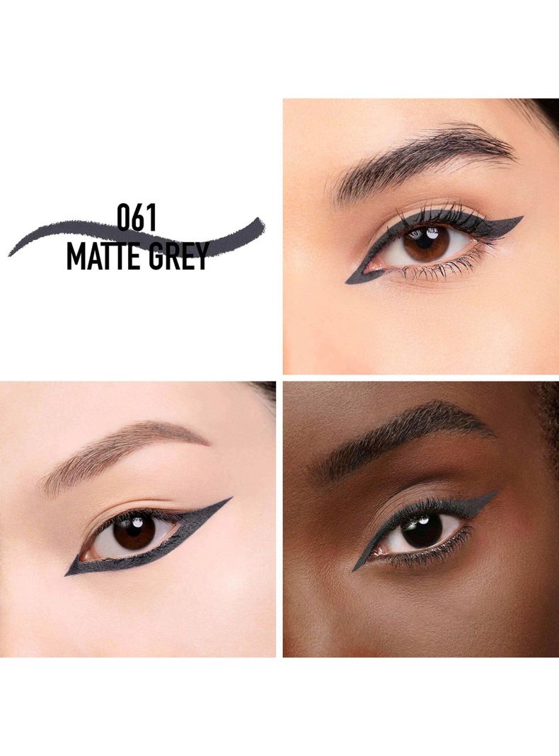 Diorshow Stylo Eyeliner Waterproof Duración 24 h Color intenso 061 Matte Grey-3