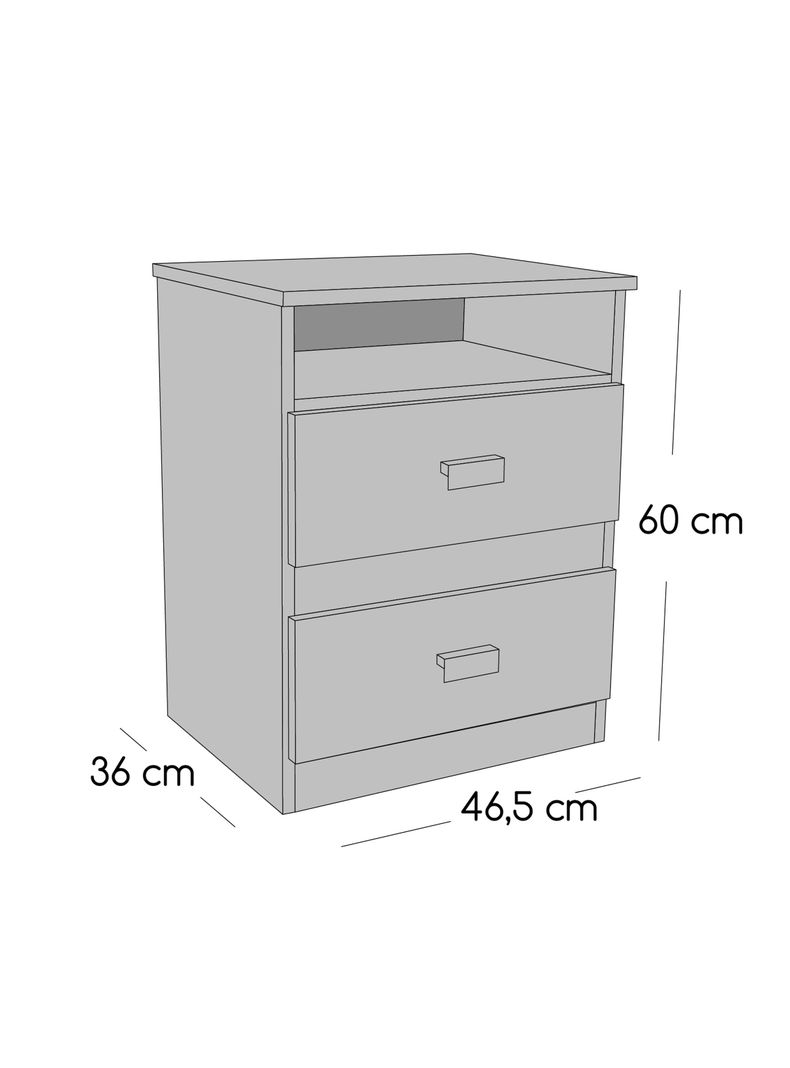 Cama Europea Bamboo 1.5 Plazas + Set Alicante-2