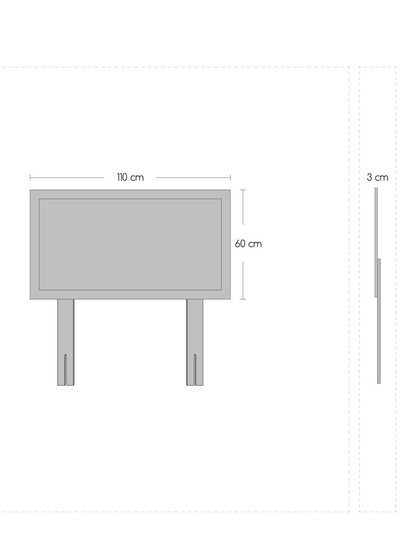 Cama Europea Bamboo 1.5 Plazas + Set Alicante-1