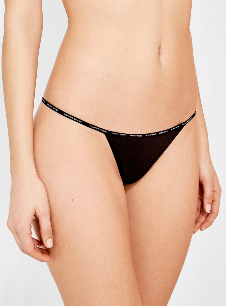 Pack Women'Secret CalzonesTanga Algodón My Essentials-2