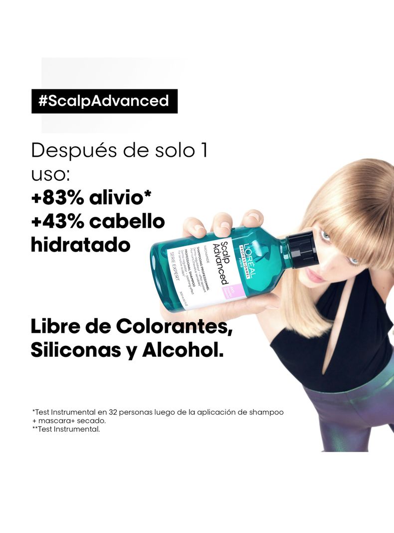 Shampoo con Niacinamida Anti-irritacion Cuero Cabelludo Irritado 500 ml L'Oréal Professionnel-1