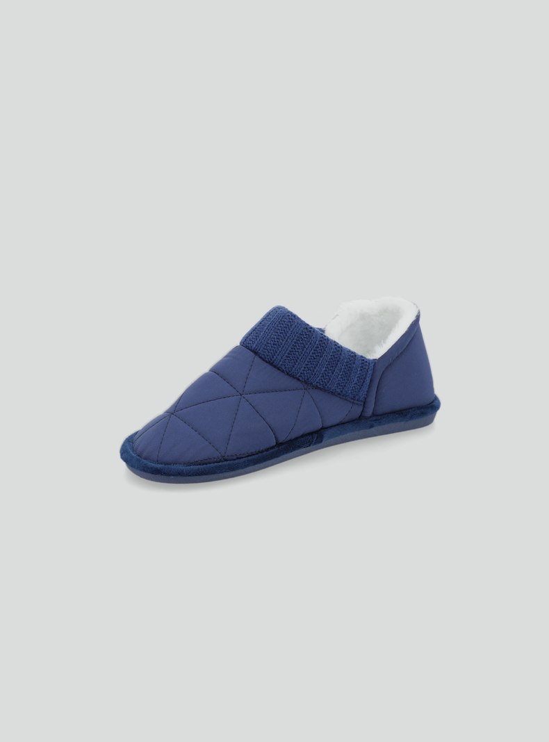 Pantufla Tejida con Puño-2