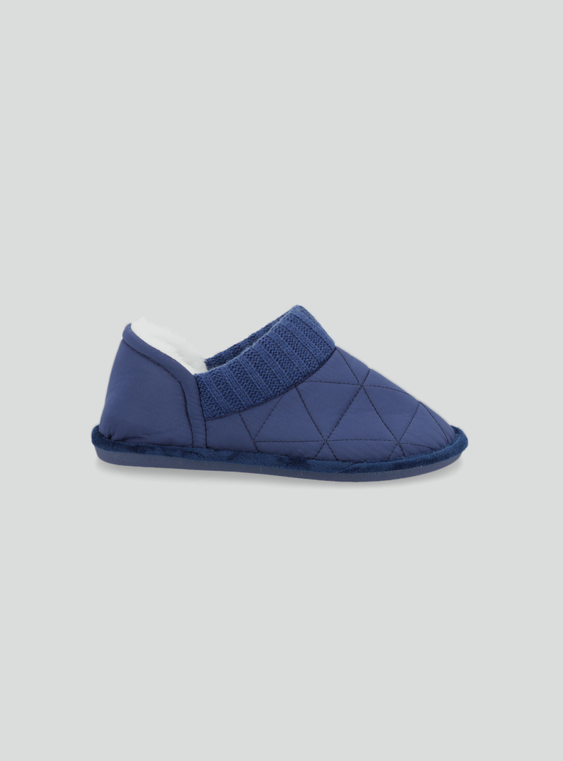 Pantufla Tejida con Puño-1