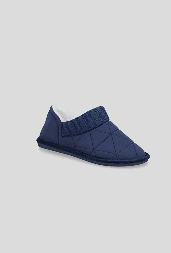 Pantufla Tejida con Puño-3
