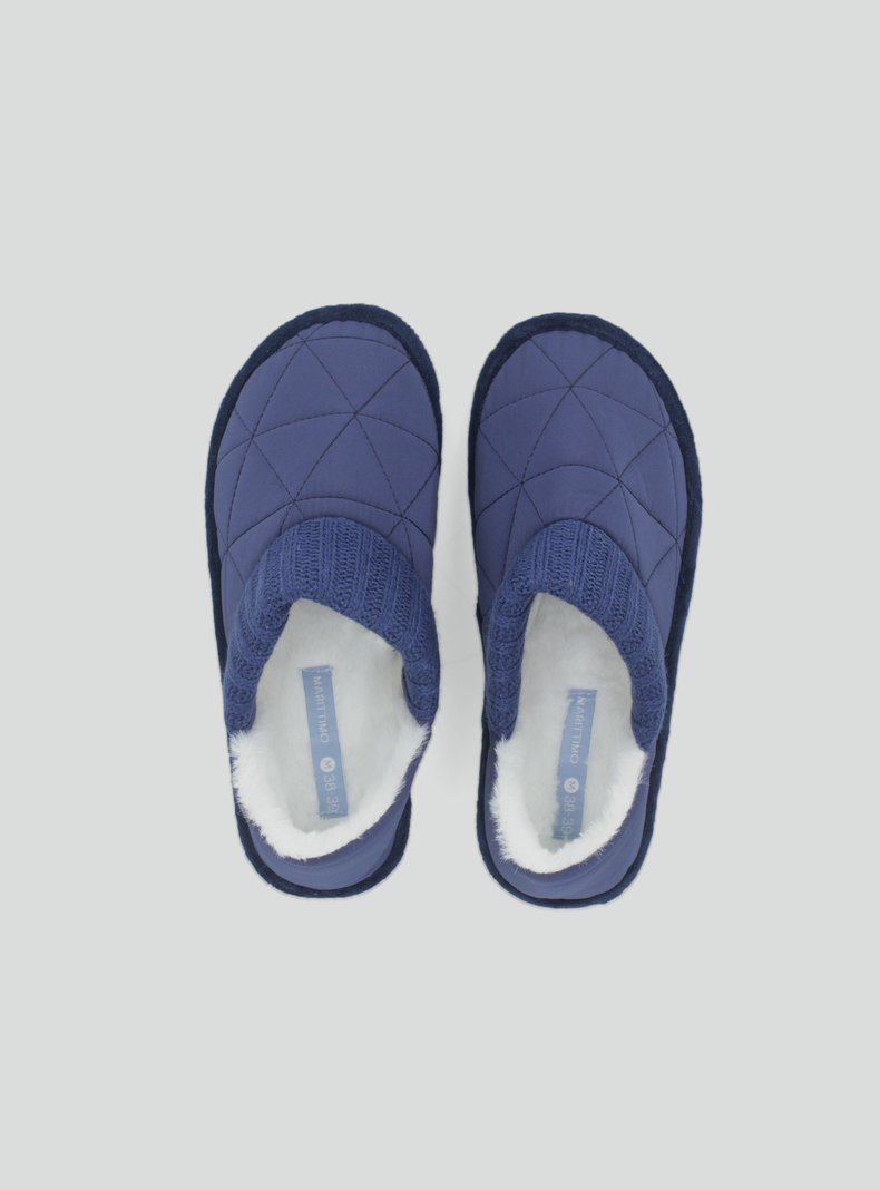 Pantufla Tejida con Puño-0