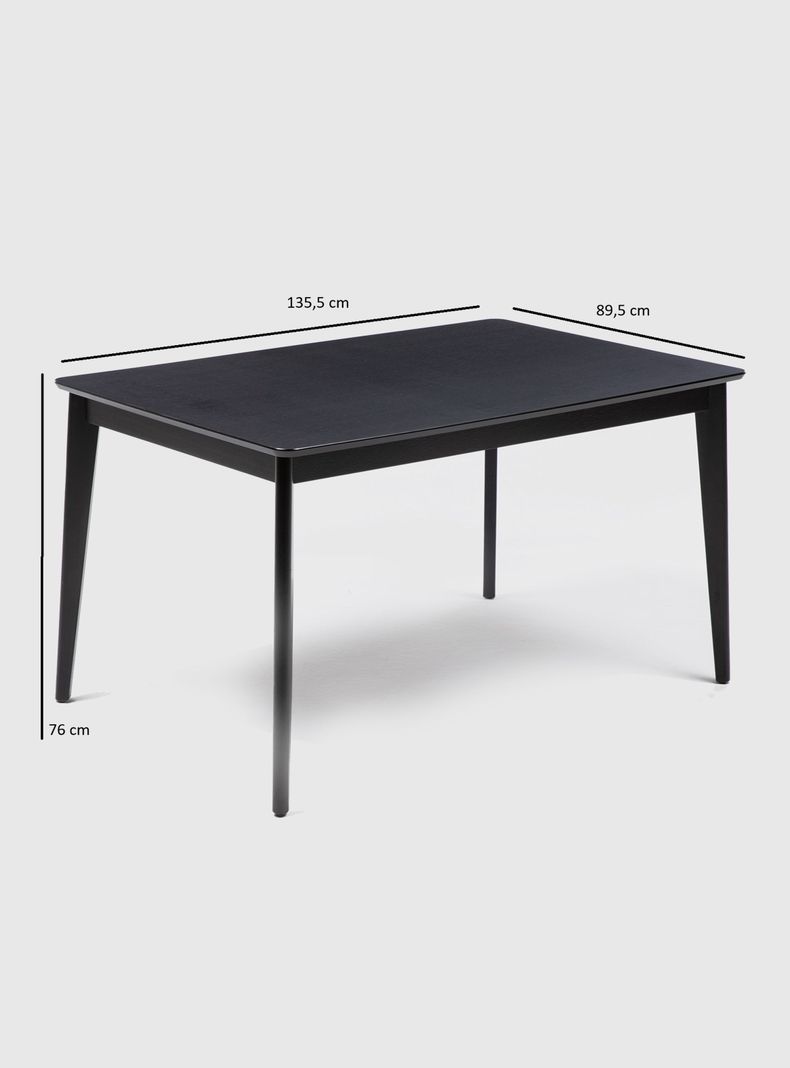 Juego Comedor Olive 1.35 + 4 Sillas Saga-1