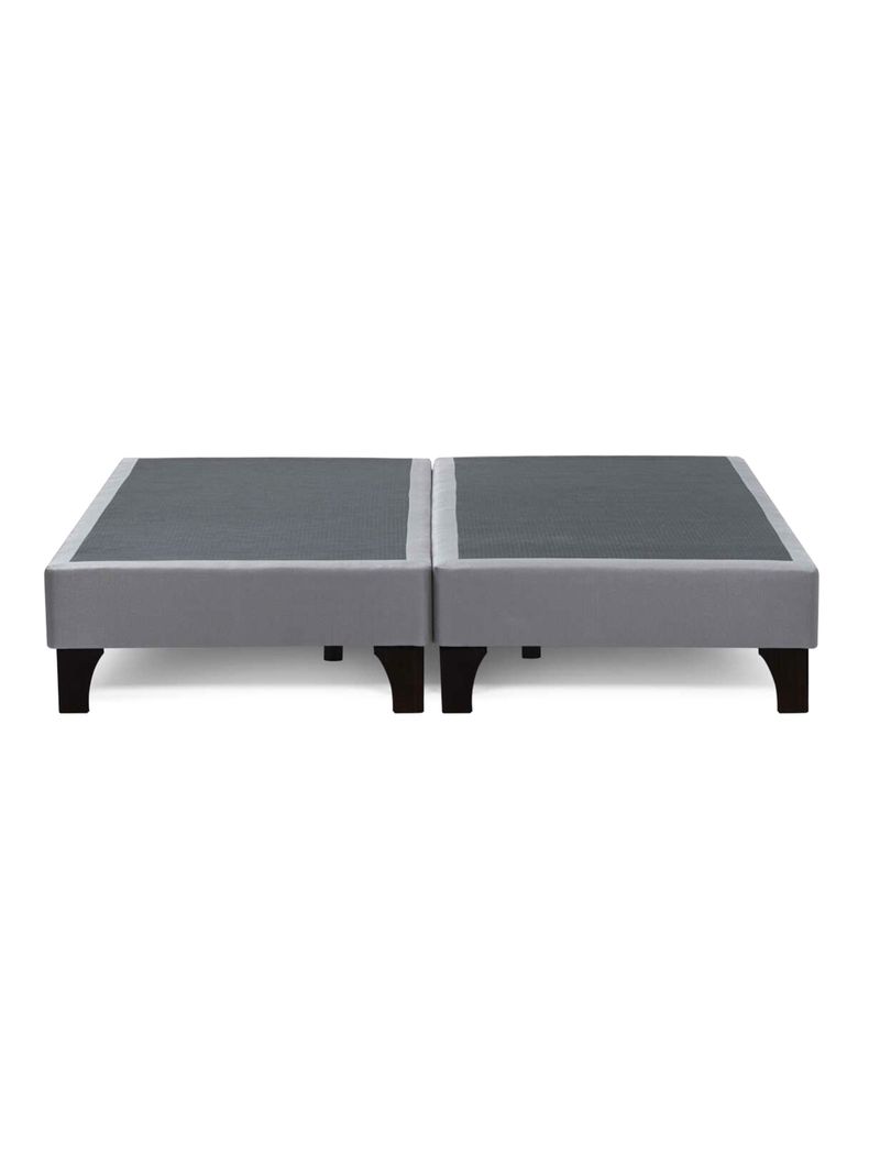 Base King Base Dividida 180x200 cm Gris Claro-1