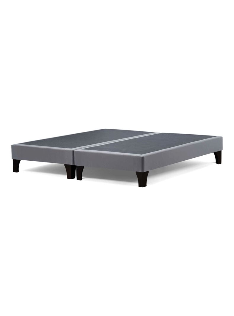 Base King Base Dividida 180x200 cm Gris Claro-0