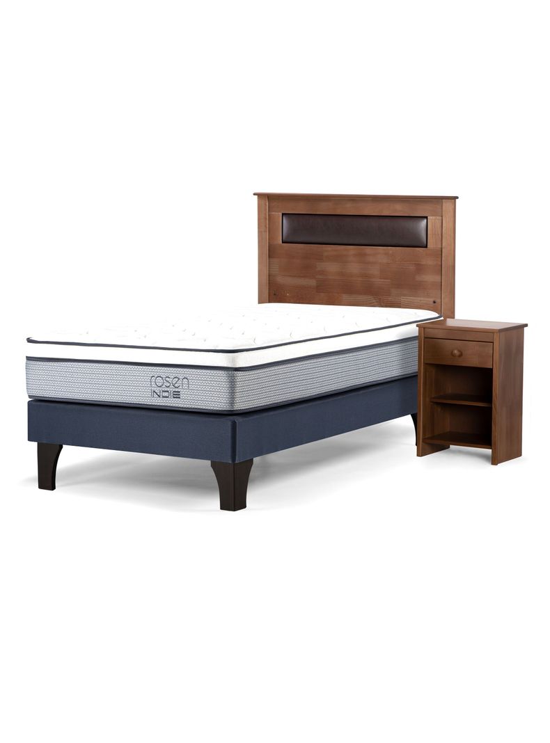 Cama Europea Indie 1 Plaza + Set de Muebles Ferrara-0