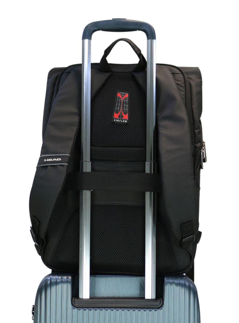 REZES冷感モックネック #LUXE/URBAN STYLE 黒　3L Mochila Notebook Tecnológica Dunkel Reverse Negro Head | Paris.cl