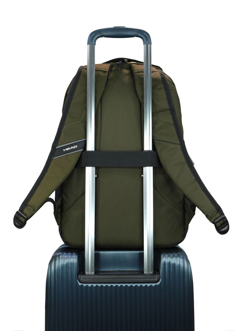 Mochila Portalaptop Stout Verde Militar-1