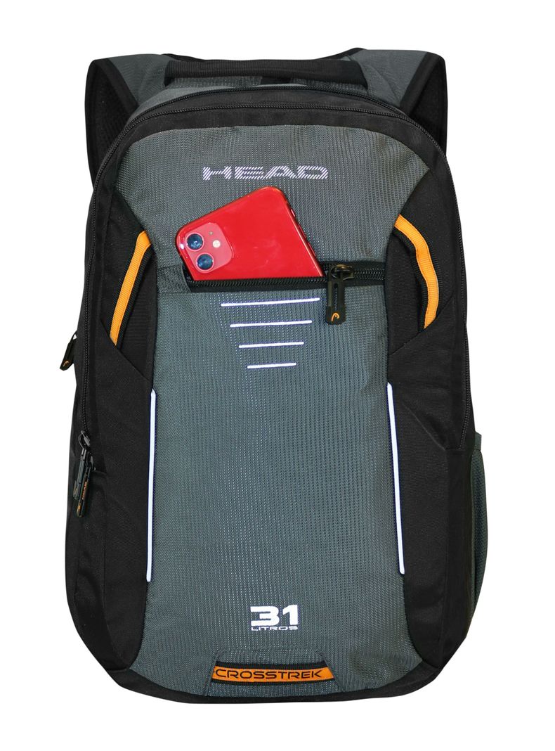 Mochila Notebook 31L Crosstreck Negro Gris-0