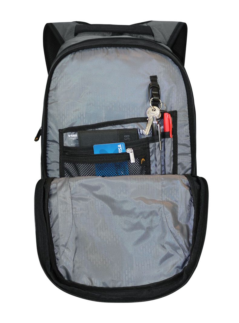 Mochila Notebook 31L Crosstreck Negro Gris-5