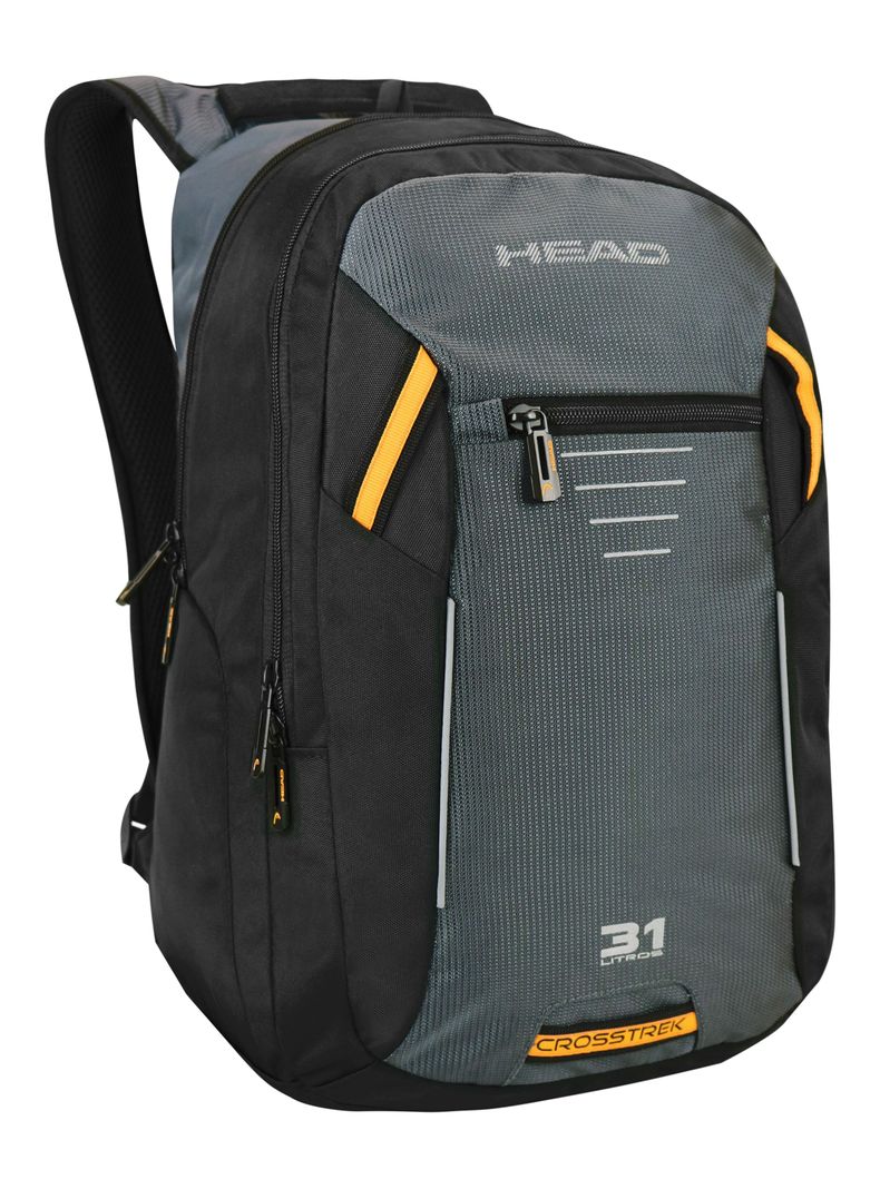 Mochila Notebook 31L Crosstreck Negro Gris-2
